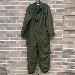 Vintage US Military Cold Weather Coveralls Medium‎ OD Green USGI Workwear Grunge